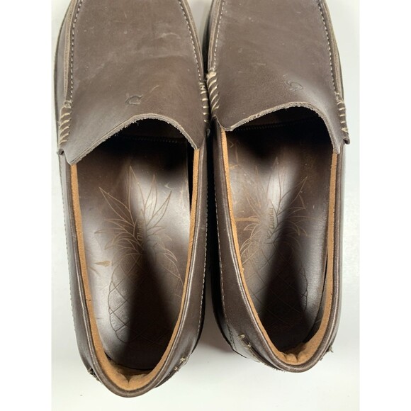 Olukai Men’s Kulana Leather Brown Loafers Shoe Size 9.5 main image 4